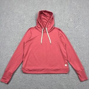 Vuori Halo Essential Hoodie Women's Small Red Currant DreamKnit Pullover VW226